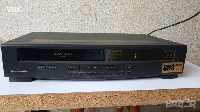 Panasonic NV-SD3 Vintage VHS  ЗАЯВЕН!, снимка 1