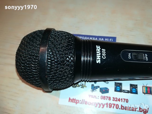 SHURE C608 PROFI MIC, снимка 3 - Микрофони - 28603282