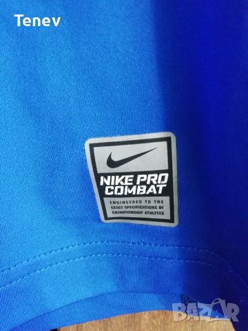 Nike Pro Combat Compression Dry-Fit оригинална мъжка тениска фланелка, снимка 5 - Тениски - 38088219