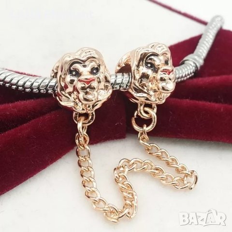 Висящ елемент Rose Gold Дисни серия Симба/нов