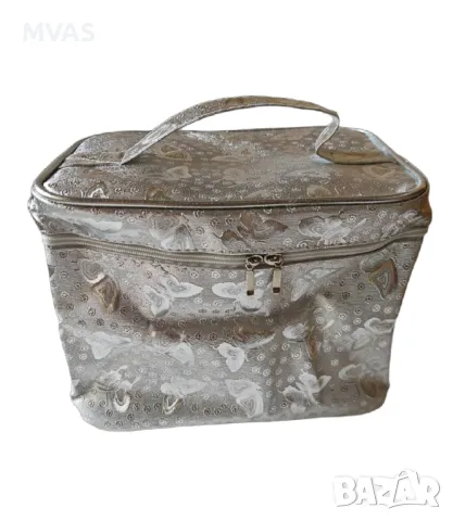Нова дамска козметична чантичка златна или сребърна, снимка 4 - Други - 49328146