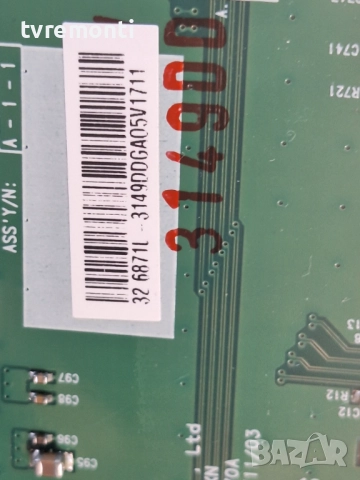 T-CONTROL 6870C-0370A 6871L-3149D за 32-инчов телевизор LG Модел 32LN536B , с дисплей HC320DXN-SLFH1, снимка 3 - Части и Платки - 51767665