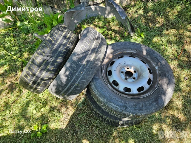 Джанти с гуми 15 цола ,5x100 между болтово разстояние
