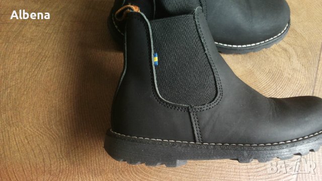 KAVAT Nymölla XC Black Kids Leather Shoes Размер EUR 30 детски боти с вълна естествена кожа 194-13-S, снимка 5 - Детски боти и ботуши - 43089989