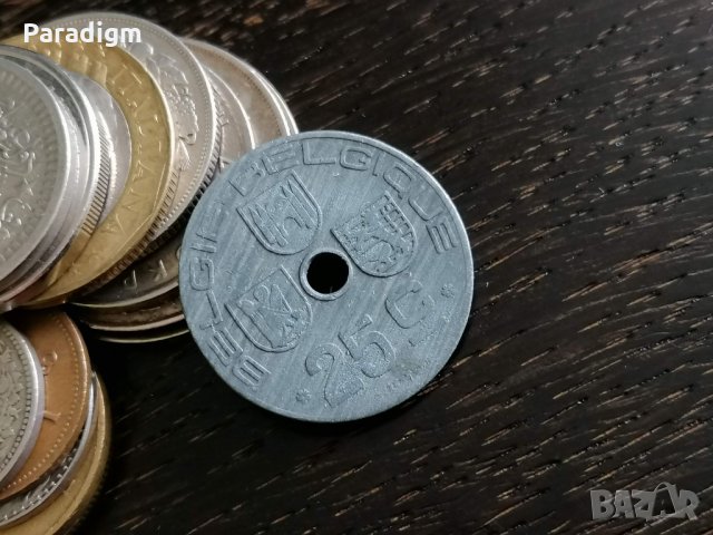 Монета - Белгия - 25 цента | 1943г.