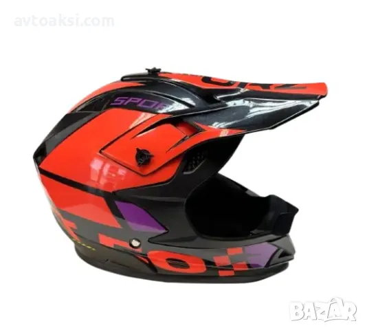 Каска Крос Мотор/Скутер/Бъги/Вело/АТВ-3030, снимка 2 - Аксесоари и консумативи - 49337519