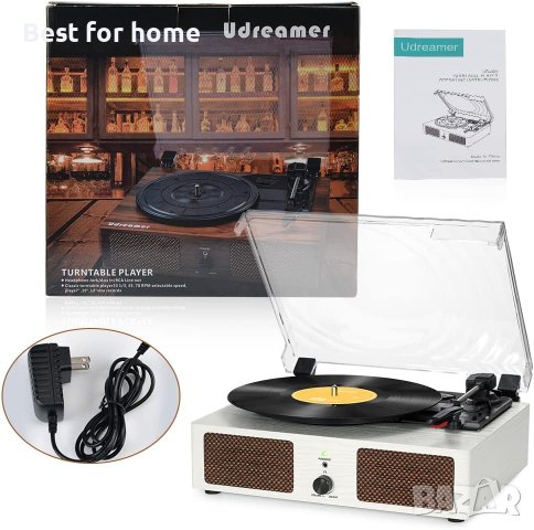 Грамофон Udreamer UD001 с Bluetooth, снимка 7 - Грамофони - 44109966