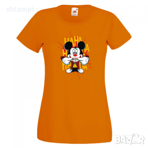 Дамска тениска Mickey Joker Batman Мини Маус,Микки Маус.Подарък,Изненада,, снимка 6 - Тениски - 36526304