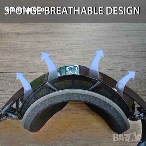 LEATT Мотокрос очила Velocity 6.5 двуслойни против замъгляване, снимка 3 - Аксесоари и консумативи - 50965797