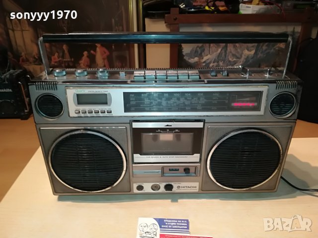 hitachi trk-8110e made in japan 0506212111, снимка 7 - Радиокасетофони, транзистори - 33117041