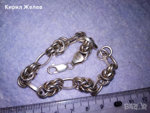 СРЕБЪРНА ВИНТИДЖ АРТ ГРИВНА СРЕБРО 925 МАЙСТОРСКА ЗДРАВА РЕТРО ПЛЕТКА 36135, снимка 16 - Гривни - 39507895