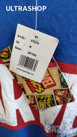 НОВА Мъжка тениска на Marvel M size , снимка 4 - Тениски - 40135085