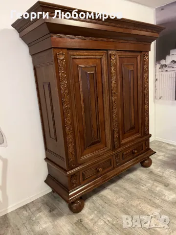 Гардероб от масив, снимка 2 - Гардероби - 48503089