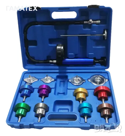  Комплект за измерване на налягането на охлаждащата течност 14 части, 50180 