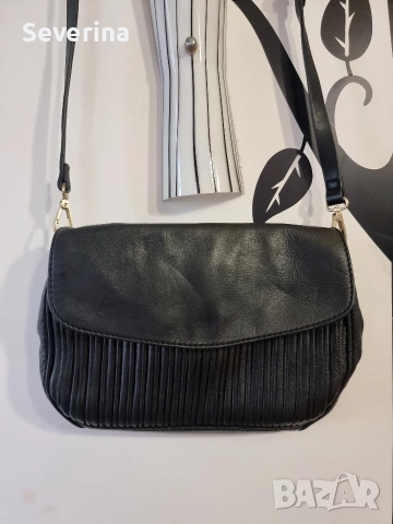 Depeshe* Естествена кожа чанта с дълга дръжка , снимка 6 - Чанти - 53141450