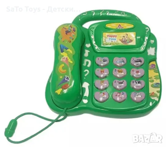 Образователна играчка „Обучаващ телефон“ – Интерактивно обучение за деца, снимка 3 - Музикални играчки - 50019679