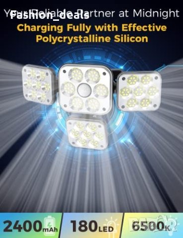 Нова соларна светлина сензор за движение Лампа градина двор осветление, снимка 2 - Соларни лампи - 40721109