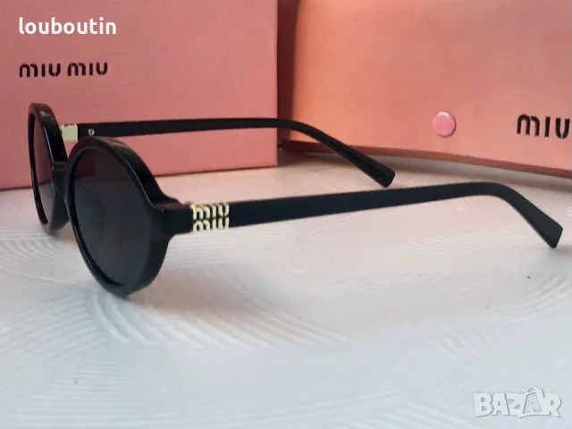 Miu 2024 дамски слънчеви очила елипса кръгли овални, снимка 8 - Слънчеви и диоптрични очила - 48018463