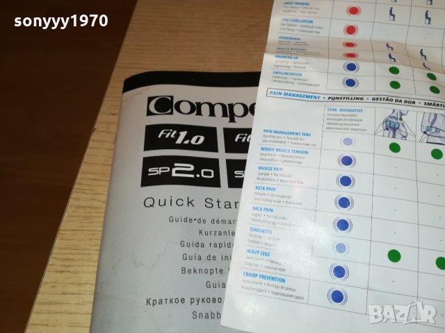 COMPEX FIT 1.0 FRANCE 2811212037, снимка 13 - Медицинска апаратура - 34958483