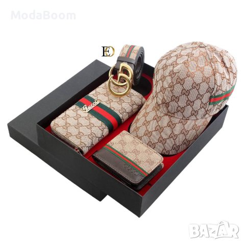 💥Gucci луксозни мъжки подаръчни комплекти / различни цветове 💥, снимка 13 - Портфейли, портмонета - 43505770