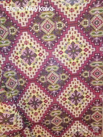 Вълнен машинно тъкан , снимка 2 - Антикварни и старинни предмети - 49435750