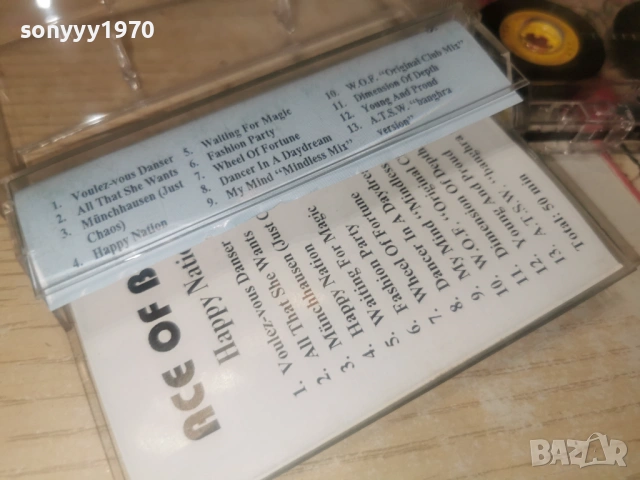 ACE OF BASE 1802260755, снимка 2 - Аудио касети - 53516910