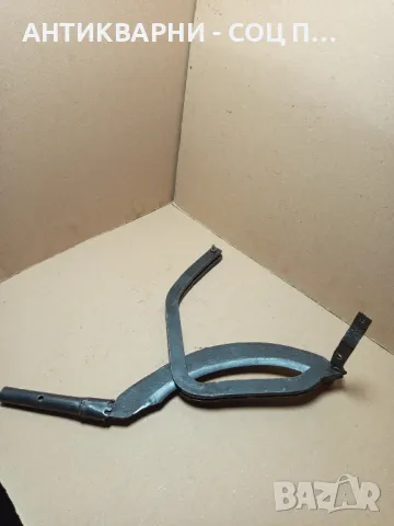 Соц Стар Ръчно Кован Нож За Сено., снимка 3 - Антикварни и старинни предмети - 49441862