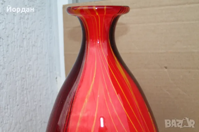 Ваза стъко ''Мурано'', снимка 6 - Вази - 48252440
