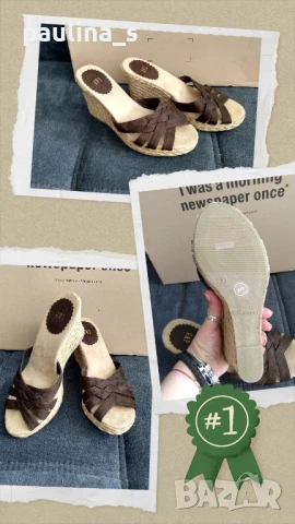 Три чифта / Сандали на платформа "Varese", "Montego bay club" и "Gap" , снимка 15 - Сандали - 36545575