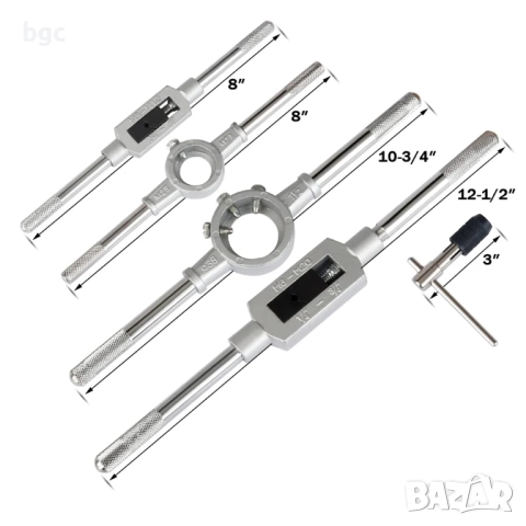 КУФАР от 110 Резачки МЕТЧИЦИ + ФЛАШКИ метрични M2 - M18 метчици + флашки плашки , снимка 3 - Други инструменти - 51835944