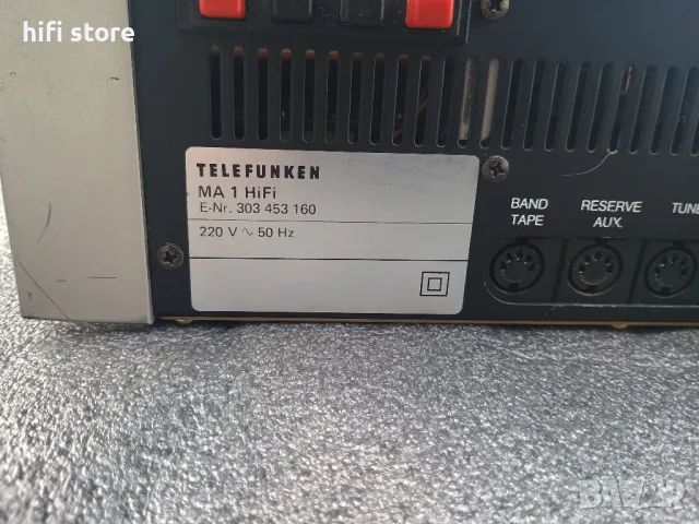 Telefunken MA 1 , снимка 9 - Ресийвъри, усилватели, смесителни пултове - 49887316