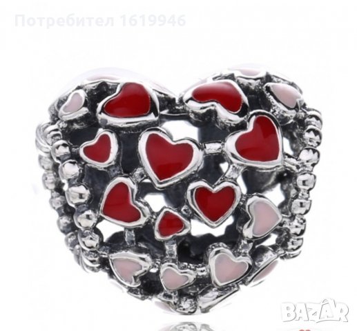 Сребърни талисмани за гривна Пандора, снимка 3 - Гривни - 27091035