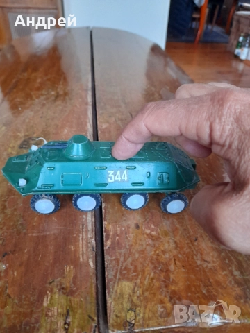 Стара детска играчка танк #2, снимка 7 - Колекции - 52091383