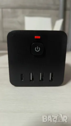контакт hub  със 3 слота usb и 1 едно с тайп ц, снимка 1