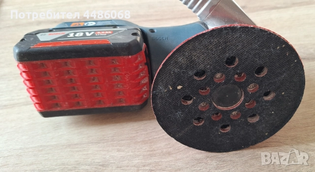 Акумулаторен ексцентършлайф BOSCH GEX 18V-125 , снимка 3 - Други инструменти - 52451129