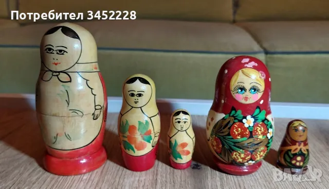 матрйошки ретро за ценители 5 броя , снимка 1