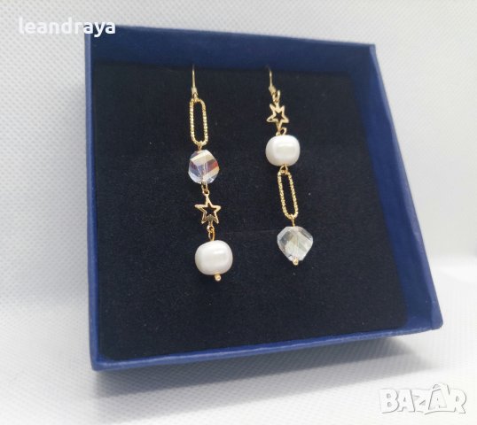 Обици с перли, снимка 3 - Обеци - 43553148