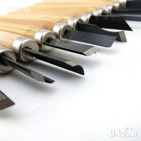 12бр. длета за дърворезба, снимка 5 - Други инструменти - 44019181