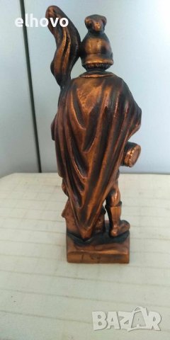Статуетка св.Флориан, 20см, снимка 6 - Антикварни и старинни предмети - 42972668