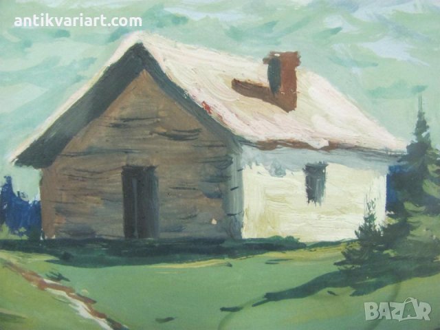 20-те Оригинална Картина акварел пейзаж, снимка 5 - Картини - 26256406