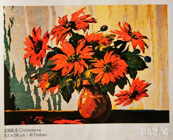 Оригинални модели (схеми) на гоблени стария Вилер (Wiehler) с оригинални конци-мостри(MEZ и SCHURER), снимка 7 - Гоблени - 27368244