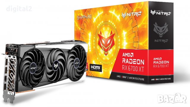 Видео карта SAPPHIRE NITRO+ AMD Radeon™ RX 6700 XT 12GB DDR6 Нова, снимка 8 - Видеокарти - 32696976