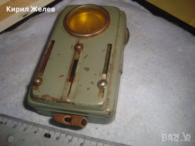 СТАРО СИГНАЛНО МЕТАЛНО РЯДКО РЕТРО БДЖ ФЕНЕРЧЕ с 4 ЦВЯТА 32179, снимка 2 - Антикварни и старинни предмети - 38276934