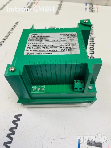 Диференциално реле DOSSENA с отделен тороид, LED, 96×96, 9DER3/2I(CC) 24 Vcc/dc до 240 Vcc/dc, снимка 6 - Друга електроника - 51024043