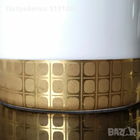 Thomas Rosenthale ваза с злато 24к Германия , снимка 3 - Вази - 49827954