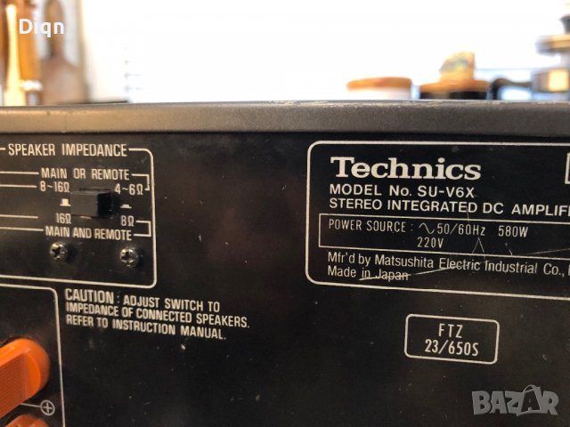 Technics SU-V6x, снимка 14 - Ресийвъри, усилватели, смесителни пултове - 39855274