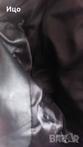 Кожено яке, ватирано и вталено, снимка 6 - Якета - 43757949