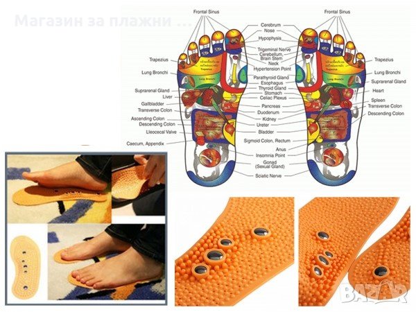 Масажиращи магнитни стелки - Massage Insole, снимка 11 - Масажори - 28345580