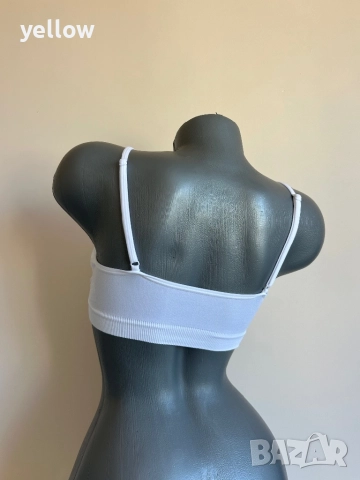 Бяло спортно бюстие , снимка 2 - Корсети, бюстиета, топове - 52334463