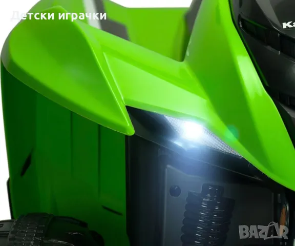Акумулаторно АТВ Kawasaki 12V, Injusa , снимка 4 - Детски велосипеди, триколки и коли - 50089399